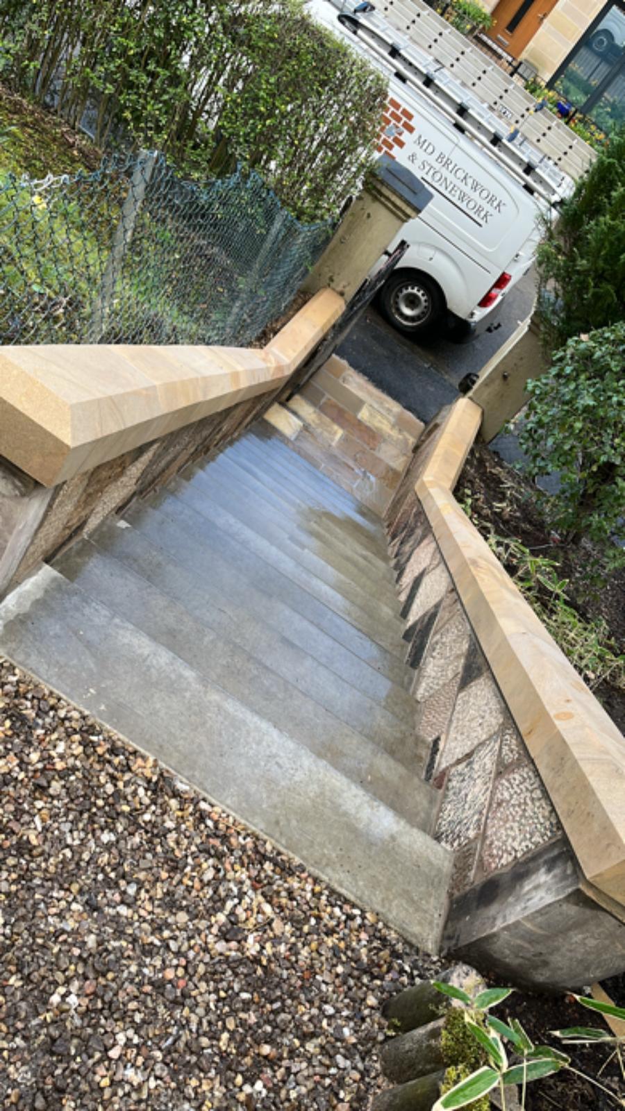 Stone Steps: View 2 - after